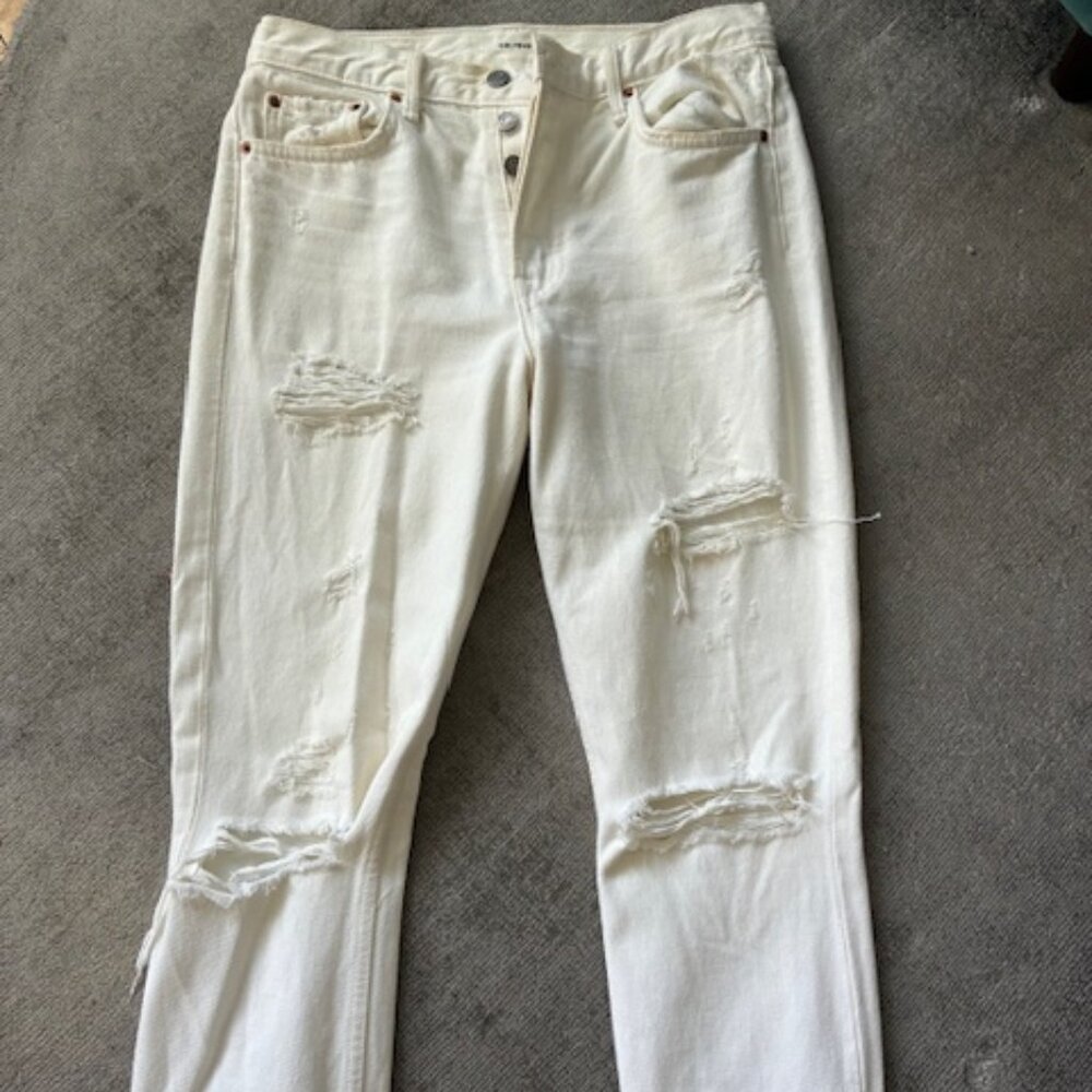 Girlfriend White Jeans